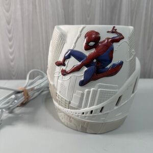 Scentsy Spider-Man Marvel Electric Wax Melt Warmer White Ceramic Corded Plug-In